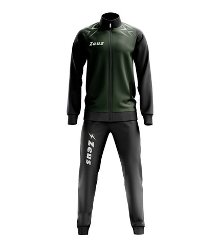 Tuta Zeus Easy Nero/Verde Militare