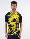Shirt Calcio Givova Art Giallo/Blu