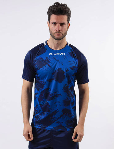 Shirt Calcio Givova Art Azzurro/Blu