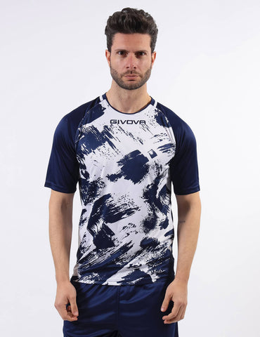 Shirt Calcio Givova Art Bianco/Blu